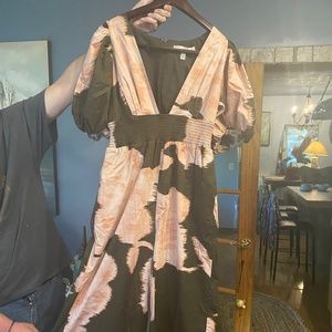 Contemporary floral jumpsuit